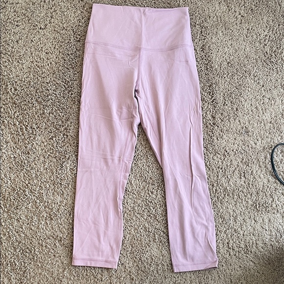 lululemon athletica Dusty Pink cropped Align Leggings - Picture 3 of 3